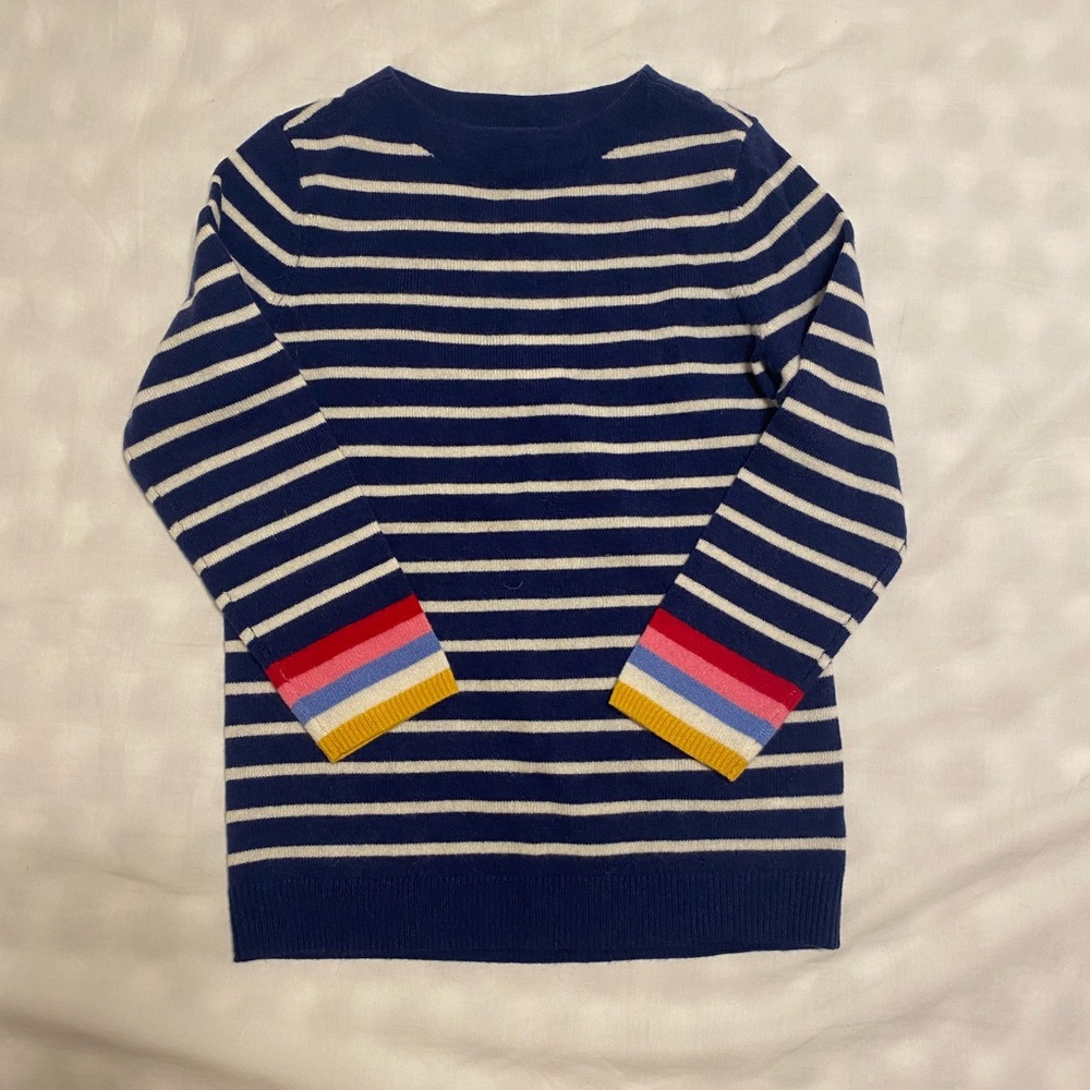 NWT Talbots Cashmere Striped Sweater